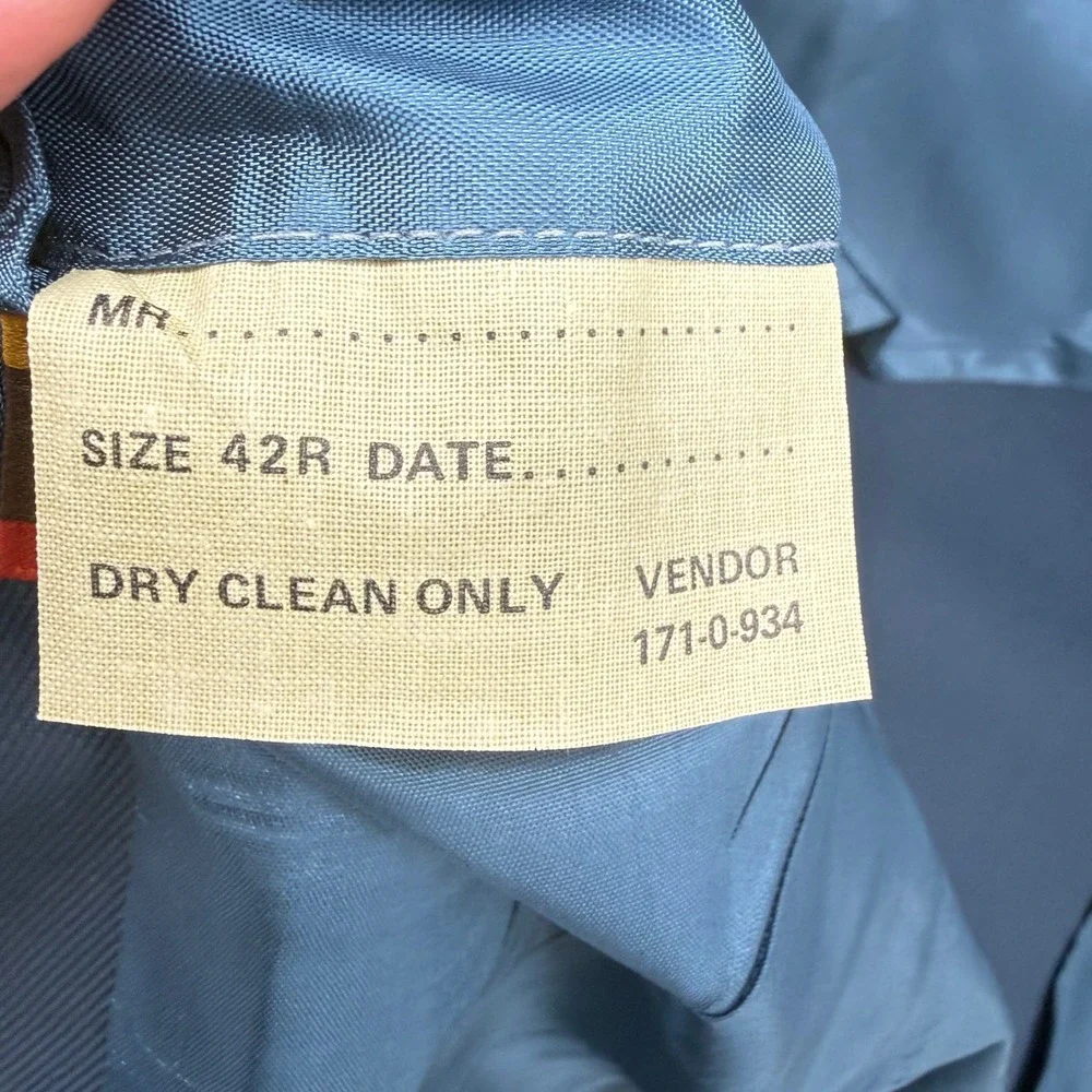 Montgomery Ward Mens Vintage 2 Button Blazer Sport Coat Jacket 42R 171-0-934